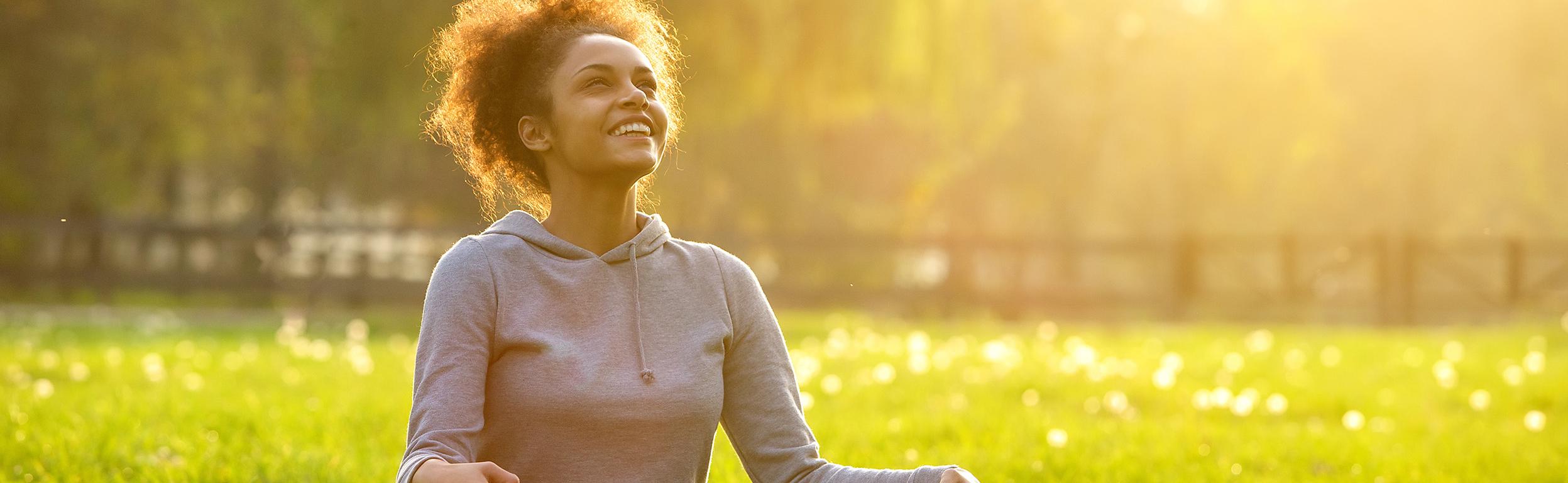 women in sun